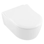 Villeroy&boch - avento combipack wc suspendu sans bride  fond creux directflush + abattant slim amovible ...