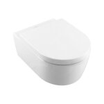 Villeroy&boch - avento - wc suspendu avec abattant softclosing, directflush, ceramicplus, stone white ...