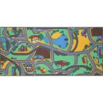 Awe - tapis de jeu circuit - playtime - 95 cm x 200 cm - multicolor