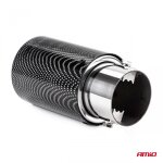 Awelco - embout de silencieux d'�chappement en acier inoxydable mt 016c carbone amio - 01316