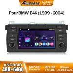 Awesafe 4g autoradio android 13 pour bmw e46 rover 75 mg zt 4go + 64go avec 7'' �cran tactile gps carplay ...