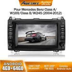 Awesafe 4g autoradio android 13 pour mercedes benz vito viano / sprinter w639 w245 / class b 4go + 64go ...