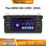Awesafe autoradio android 13 pour bmw e46 rover 75 mg zt 2go + 32go avec 7'' �cran tactile gps carplay ...