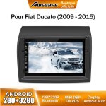 Awesafe autoradio android 13 pour fiat ducato peugeot boxer citron jumper 2go + 32go 7'' cran tactile ...