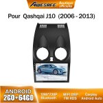 Awesafe autoradio android 13 pour nissan qashqai j10 (2006 - 2013) 2go + 64go 9'' �cran tactile carplay ...