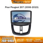 Awesafe autoradio android 13 pour peugeot 207 (2006 - 2015) 2go + 64go 9'' �cran tactile carplay android ...