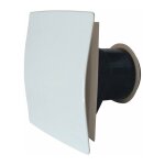 Axelair - bouche fixe d'extraction design carr� + manchon placo 3 griffes �80mm