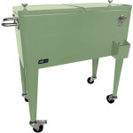 Axi retro cooler vert r�frig�rateur de boissons mobile pour l?ext�rieur / le jardin glaci�re 76 litre ...