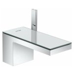Hansgrohe - axor myedition - mitigeur de lavabo, avec garniture de vidage push - open, chrome / verre ... Hansgrohe - axor myedition - mitigeur de lavabo, avec garniture de vidage push - open, chrome / verre ...