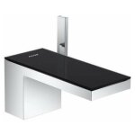 Hansgrohe - axor myedition - mitigeur de lavabo, avec garniture de vidage push - open, chrome / verre ... Hansgrohe - axor myedition - mitigeur de lavabo, avec garniture de vidage push - open, chrome / verre ...
