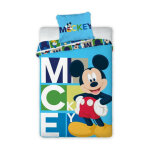 Parure de lit simple - mickey content - 140 cm x 200 cm Parure de lit simple - mickey content - 140 cm x 200 cm