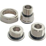 Adaptateur universel de robinet de chauffage 3 / 8' - 1 / 2