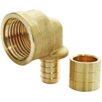 Ayor - raccord femelle coud� � glissement - femelle coud� 15 / 21 - per �12