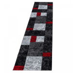 Ayyildiz tapis moderne - g�om�trique - abstrait design - tapis flottant salon - gris - 300 cm x 80 cm ...