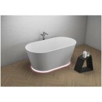 Azura home design - baignoire �lot albarea led 150 x 75 cm