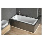 Azura home design - baignoire modern ultra - slim 140 / 150 / 160 / 170 / 180 cm - 150cm