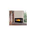 Azura home design - insert chemine  bois boma 15 kw droit + 2 bouches recuperateur