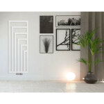 Azura home design - radiateur eau chaude lira 1000 w - blanc
