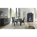 Azura home design - salle  manger complte luther 3 lments anthracite