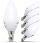 B. k. licht lot de 5 ampoules 5w led e14, 470 lumen par ampoule, lumière blanche chaude de 3000 kelvin, ... B. k. licht lot de 5 ampoules 5w led e14, 470 lumen par ampoule, lumière blanche chaude de 3000 kelvin, ...
