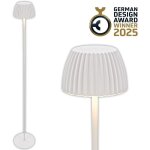 Briloner riffle led lampadaire sans fil ip44, variateur, tactile, batterie, german design award winner ... Briloner riffle led lampadaire sans fil ip44, variateur, tactile, batterie, german design award winner ...