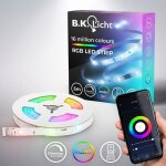 B. k. licht - i 5m wifi rgbic led strip i app control i music sensor i lightbar i led running light i ...