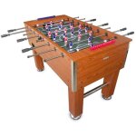 Baby - foot en bois - de ves sport - grande taille - 140x76x88 cm - 50 kg - 22 joueurs classiques - multicolor ...