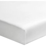 Baby fox - drap housse b�b� cododo blanc 100% coton biologique bonnet 10 cm 50x85