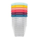 Baby moov - babymoov babybols kit m - 6 x 180 ml - pots de conservation hermetiques