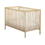 Baby price - lit 120x60 tout barreaux vernis naturel first