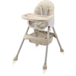 Chaise haute 2 en 1 pour b�b� et enfant ? si�ge en polypropyl�ne ? pieds en m�tal ? housse amovible ? ...