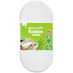 Babysom - matelas de couffin bamboo - 72x32cm - landau nacelle berceau - epaisseur 4cm - forme ovale ...