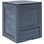 Bac  compost de jardin gris 60x60x73 cm 260 l