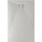 Bac  douche blanc effet pierre mod. blend 70x150 cm rectangulaire
