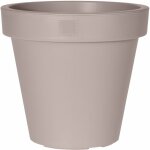 Bac  fleurs en plastique l grand - 48 cm / beige - bac  fleurs rond pour l'extrieur et l'intrieur ...