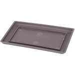 Bac � fleurs rectangulaire avec soucoupe grand format - design �pur� et �l�gant avec syst�me de drainage ...