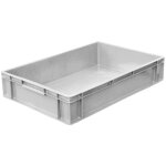 Bac gerbable blanc parois pleines fond plein - l2g