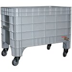 Bac a glace roulant polyethylene 500 litres - l2g