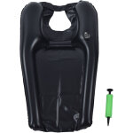 Bac � inflatable sp�cial cheveux portable avec pompe, pvc + silicone, 60x38x10cm, l�ger, pour soins � ...