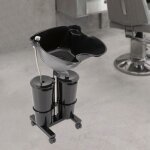 Bac de lavage mobile pour le salon de coiffure lave - cheveux lave - tte avec pompe