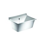 Sanit eisenberg - sanit lavabo avec trop - plein, bac de lavage pour buanderie, plastique, 35 l, blanc ...
