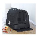 Bac  litire curver avec filtre wc pour chat + spatule
