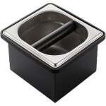 Bac  marc de caf, bac  marc de caf en acier inoxydable pour machine  expresso, avec joint en caoutchouc ...