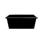 Bac  mortier, rectangulaire, contenu : 65 l