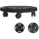 Bac a plantes robuste avec 4 roues universelles 30 x 28 x 7 cm