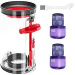 [jamais utilis�] bac � poussi�re pour aspirateur dyson v11 v15, pi�ces d�tach�es avec 2 filtres et brosse ...
