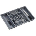 Bac range - couverts extensible - l 29 � 50 cm x p 38 cm - gris - livraison gratuite