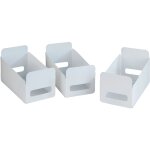 Bote de rangement wenko 3 pices pliable blanc 15 cm organisateur de cuisine rangement placard bac de ...