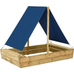 Bac � sable avec toit 160x100x133 cm bois de pin impr�gn�