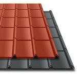 Bacacier - tôle imitation tuile emboîtable tuile r area® coloris: brun mat - dimension: 2102 x 912 mm ... Bacacier - tôle imitation tuile emboîtable tuile r area® coloris: brun mat - dimension: 2102 x 912 mm ...
